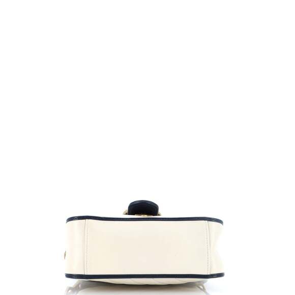 Gucci Gg Marmont Top Handle Flap Bag #124871G10B - Picture 5 of 9